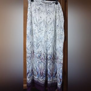 White House Black Market Maxi Lined Skirt Size Medium